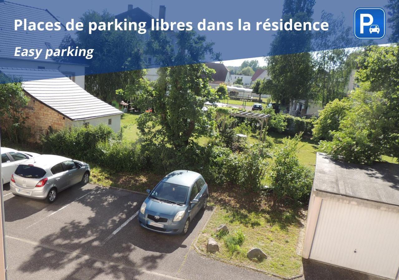 Appart'Azur Haguenau - Proche Gare Au Calme - Wifi - Lit Confort - Parking Facile Et Gratuit Bagian luar foto
